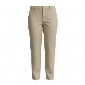 Womens Tan Straight Leg Career Pants Workwear Petite 10P NWT LUXE by Eric